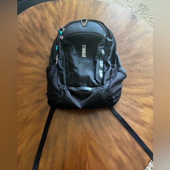 Thule Black and Teal Backpack - Picture 1 of 8